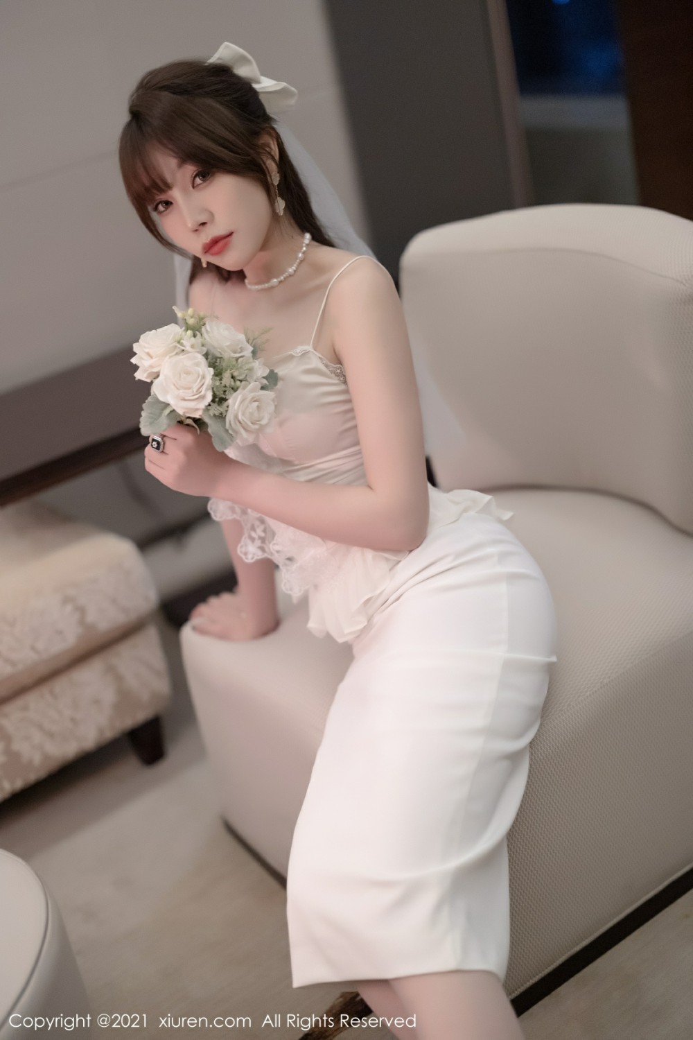 [XiuRen秀人网]No4269芝芝Booty性感新娘-[秀人套图]