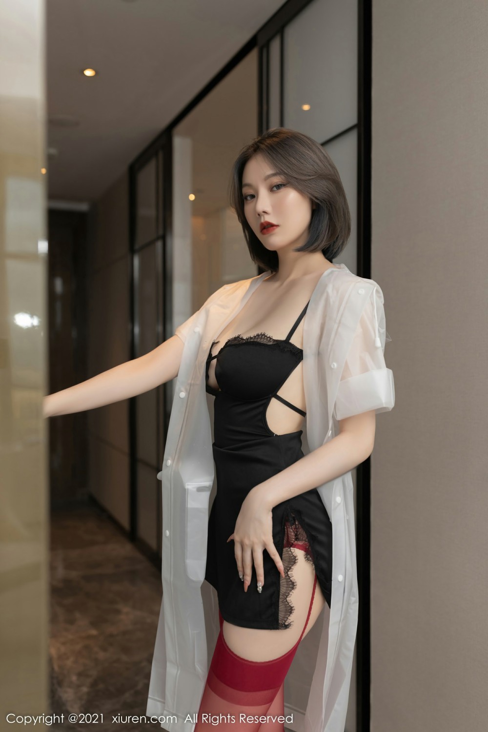 [XiuRen秀人网]No4362安然Maleah红色丝袜-[秀人套图]