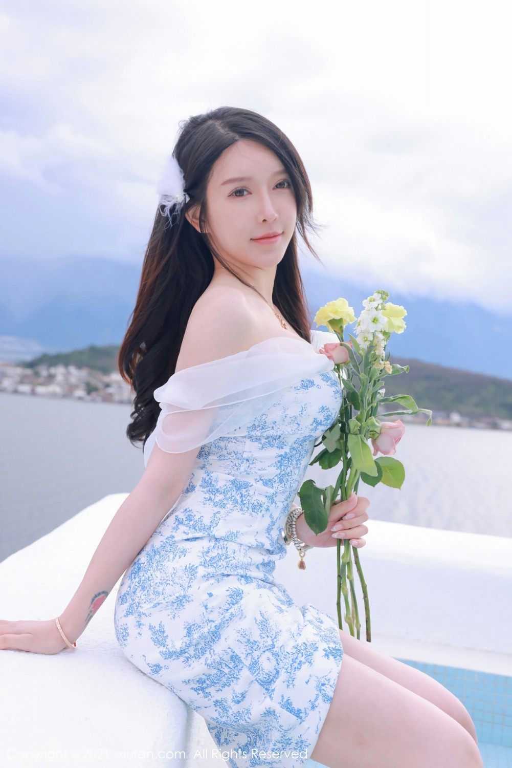 [XiuRen秀人网]No4401玉兔miki透明长裙-[秀人套图]