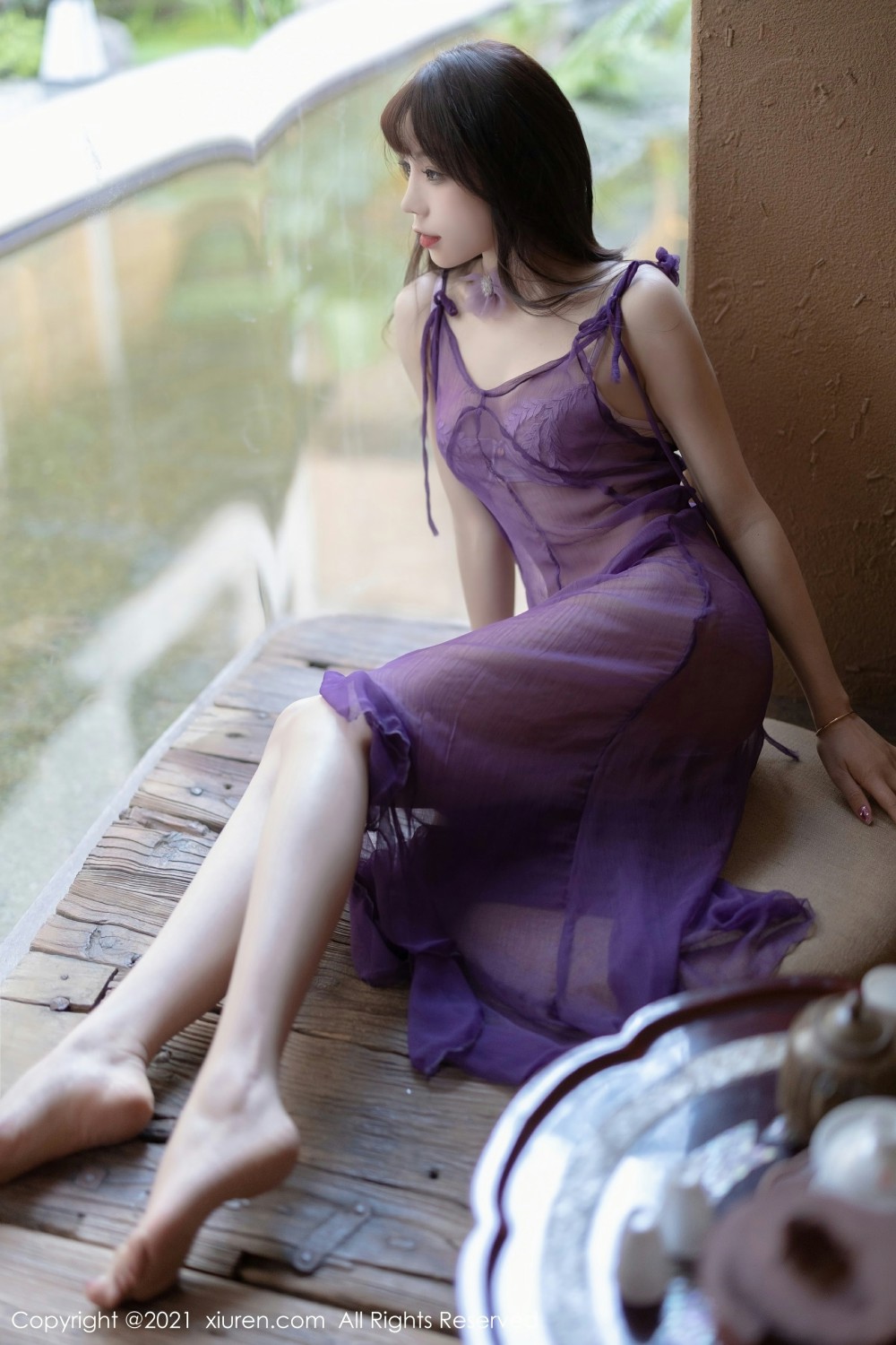 [XiuRen秀人网]No4410芝芝Booty透明长裙-[秀人套图]