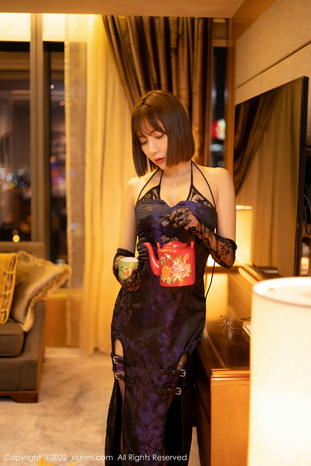 [XiuRen秀人网]No4422果儿Victoria透明丝袜-[秀人套图]