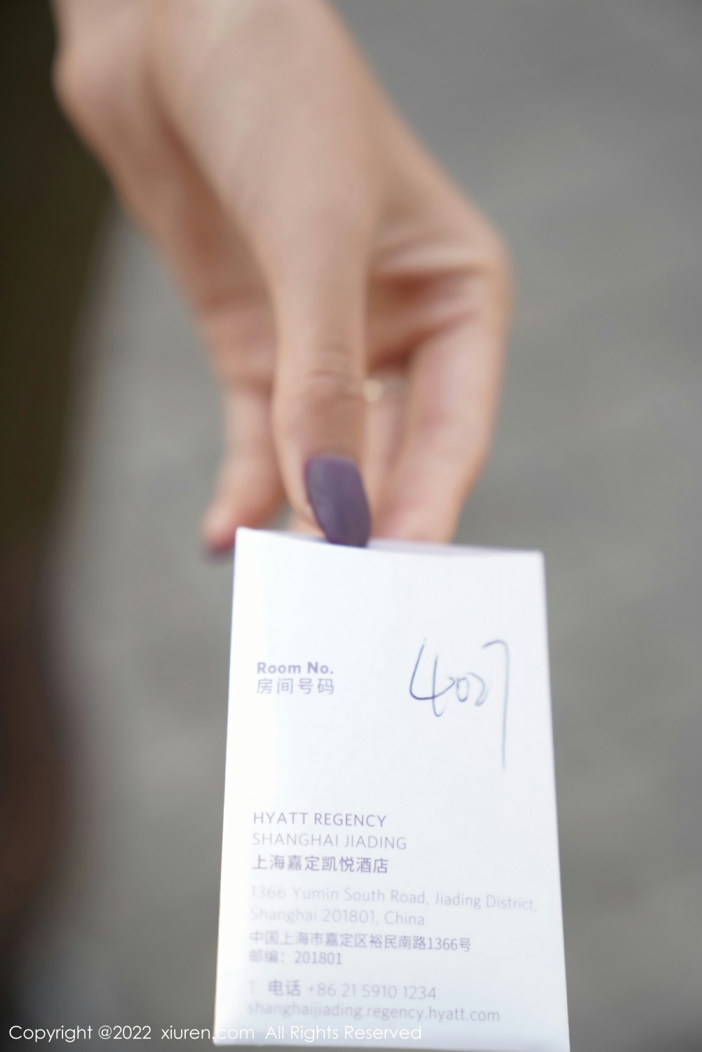 [XiuRen秀人网]No4428蓝夏Akasha魅惑蓝丝-[秀人套图]