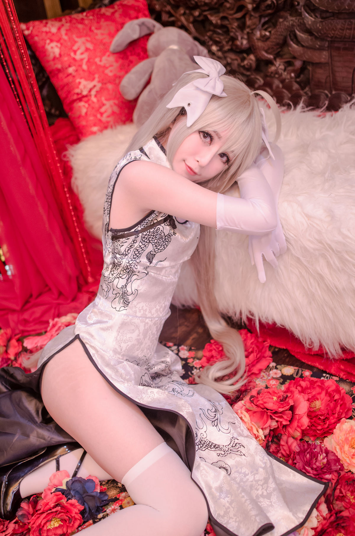 [Cosplay]艺术鉴赏第五期緣之空-PVC-穹妹白旗袍Cosplay-COSPLAY