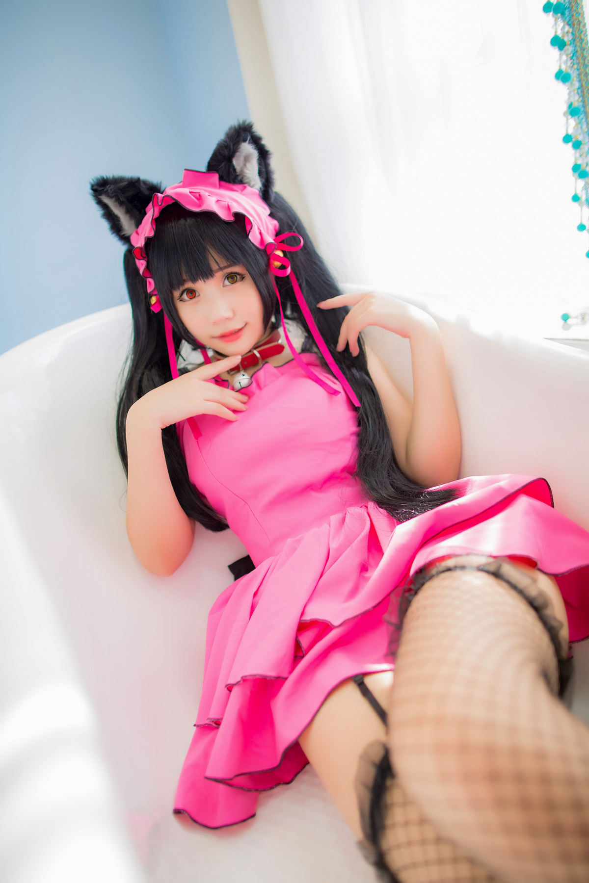 [Cosplay]艺术鉴赏第十三期约会大作战狂三猫咪Cos-COSPLAY