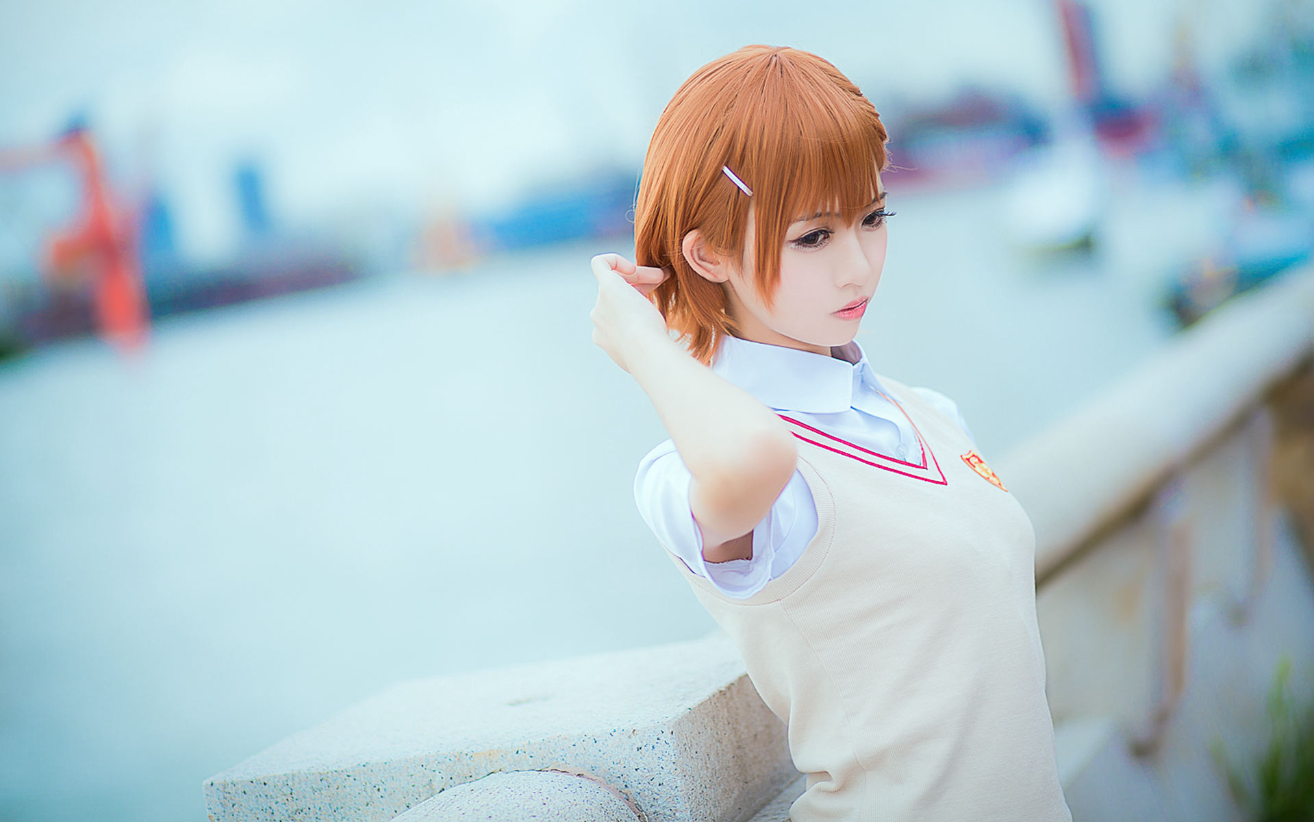 [Cosplay]艺术鉴赏第十七期某科学的超电磁炮御坂美琴@校服-COSPLAY