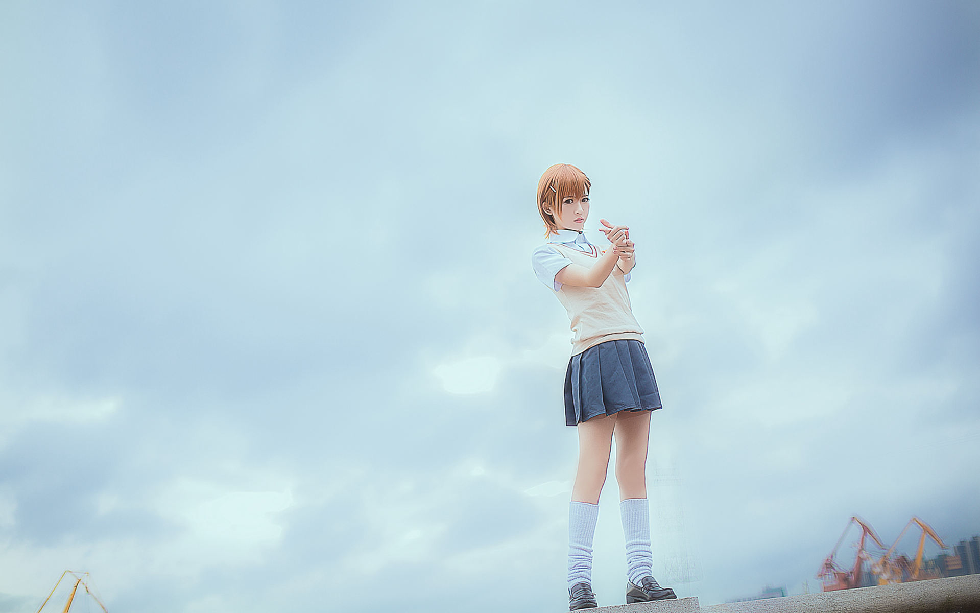 [Cosplay]艺术鉴赏第十七期某科学的超电磁炮御坂美琴@校服-COSPLAY