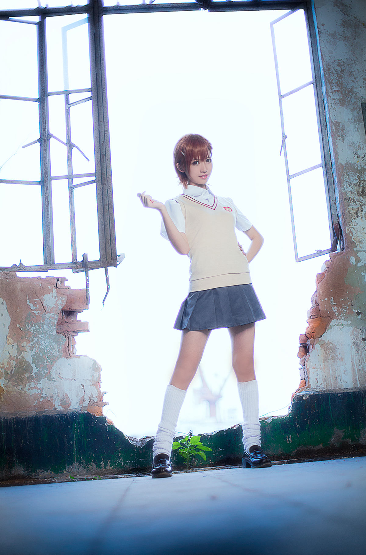 [Cosplay]艺术鉴赏第十七期某科学的超电磁炮御坂美琴@校服-COSPLAY