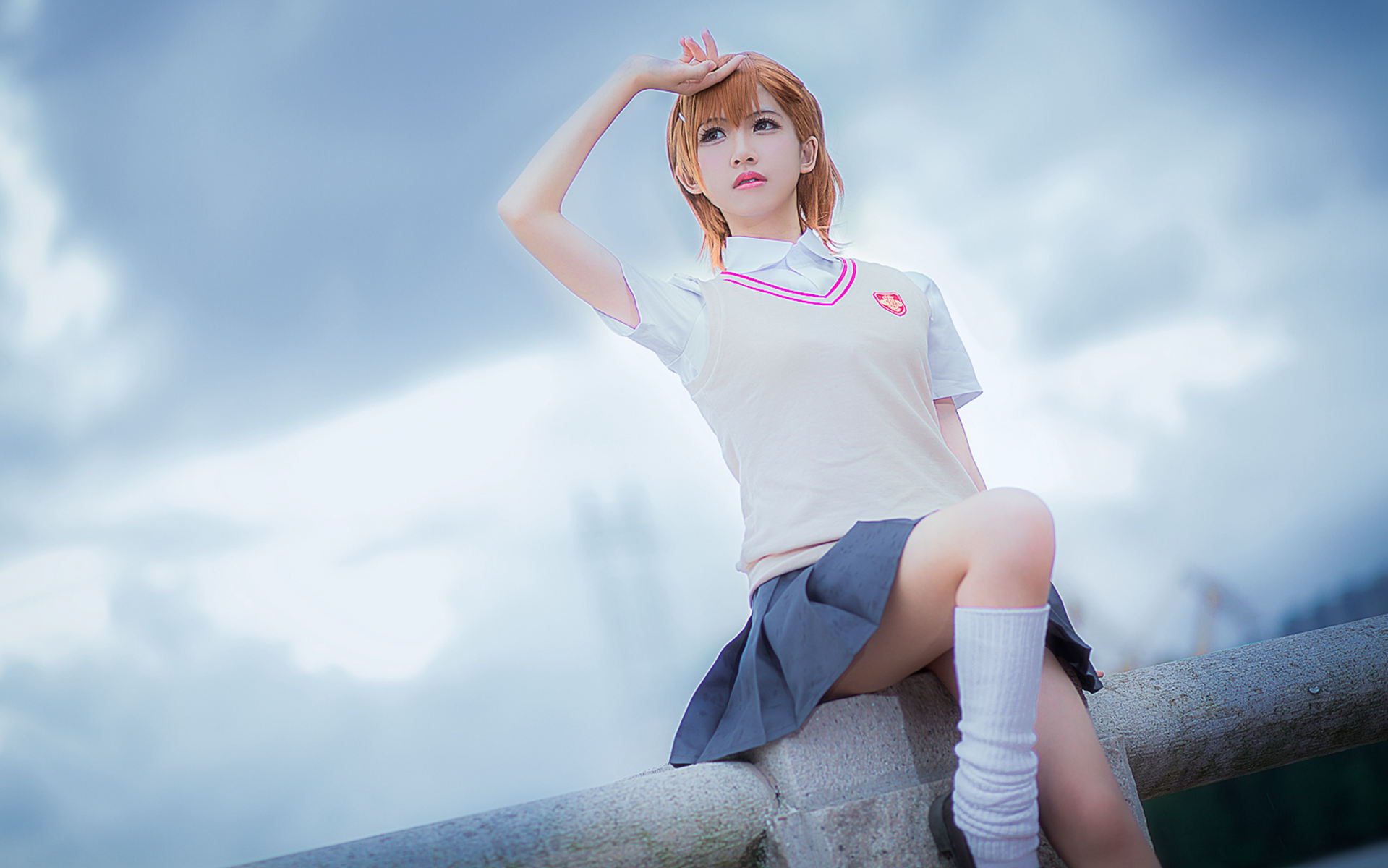 [Cosplay]艺术鉴赏第十七期某科学的超电磁炮御坂美琴@校服-COSPLAY