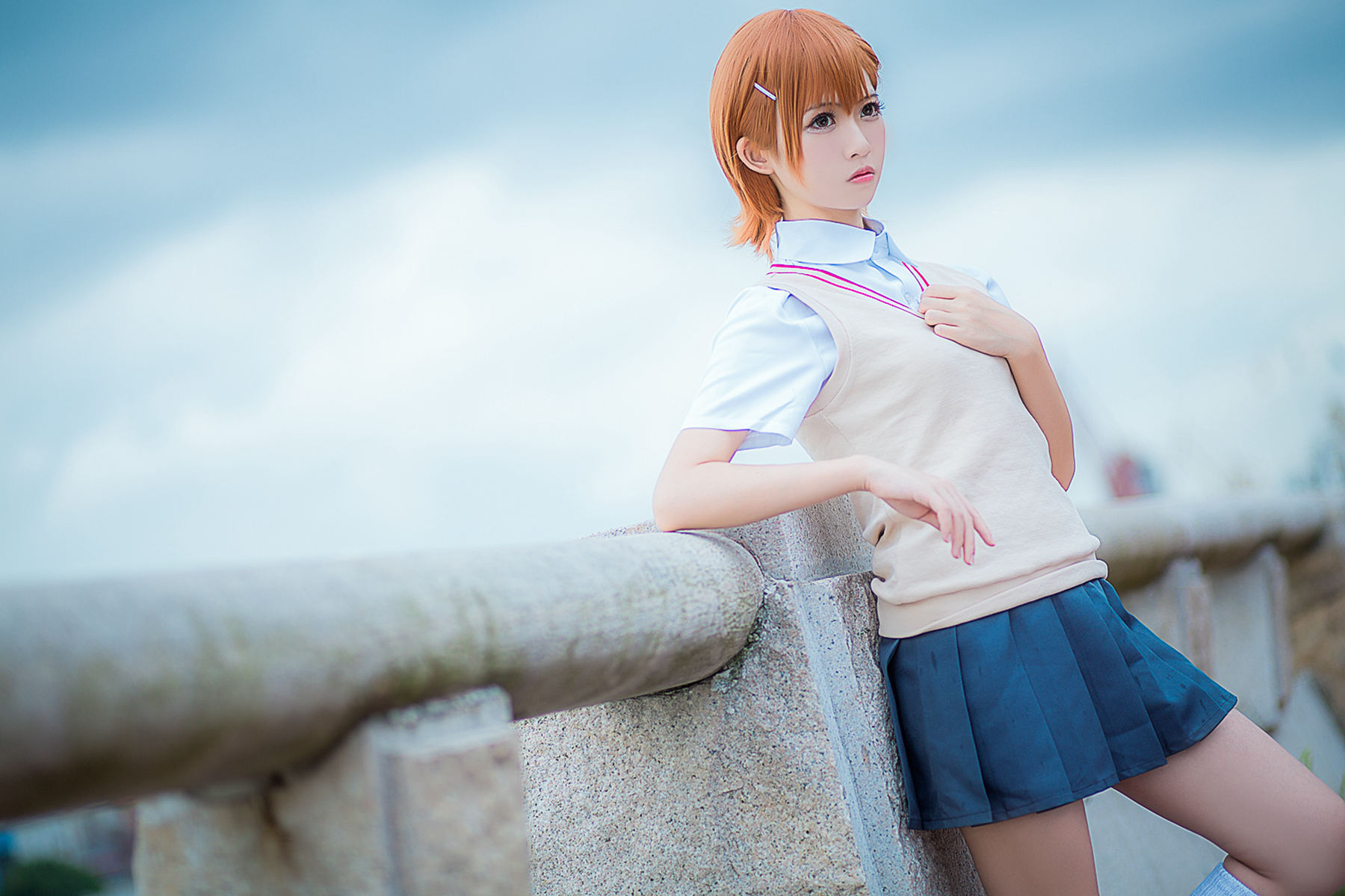 [Cosplay]艺术鉴赏第十七期某科学的超电磁炮御坂美琴@校服-COSPLAY