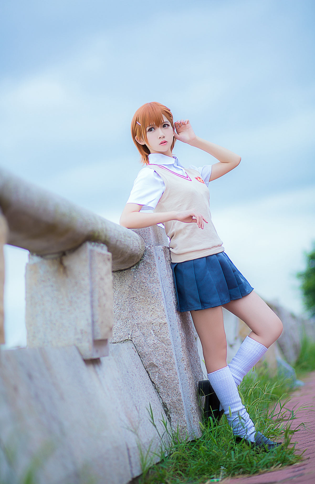 [Cosplay]艺术鉴赏第十七期某科学的超电磁炮御坂美琴@校服-COSPLAY