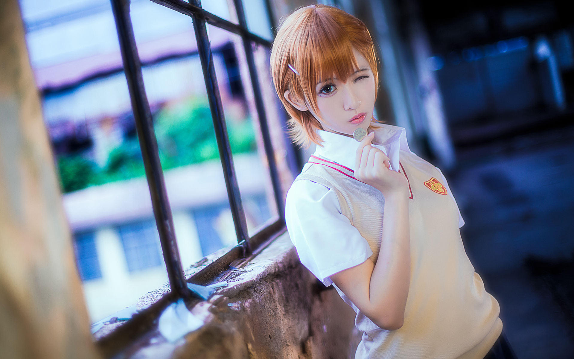 [Cosplay]艺术鉴赏第十七期某科学的超电磁炮御坂美琴@校服-COSPLAY