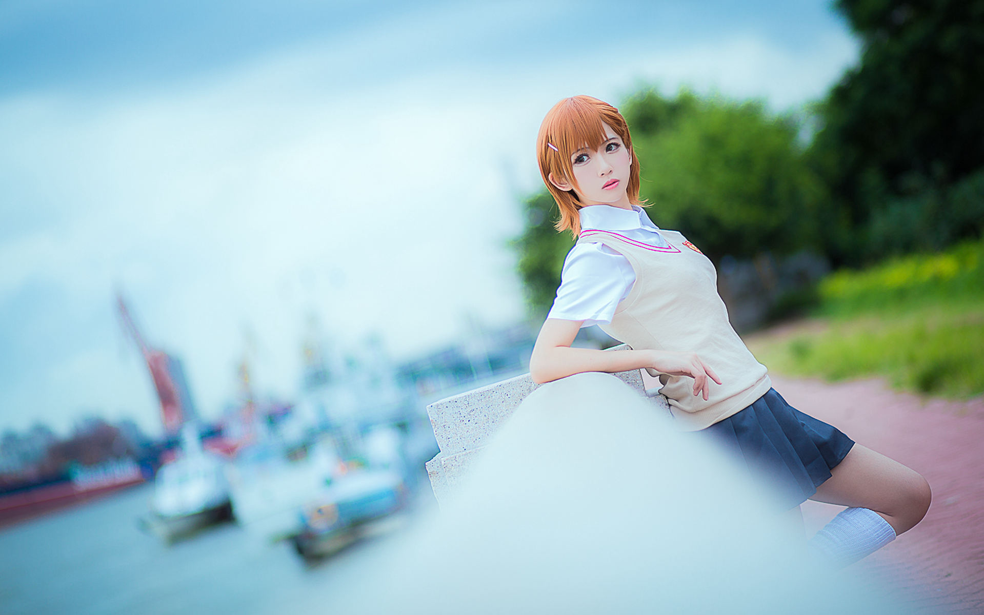 [Cosplay]艺术鉴赏第十七期某科学的超电磁炮御坂美琴@校服-COSPLAY