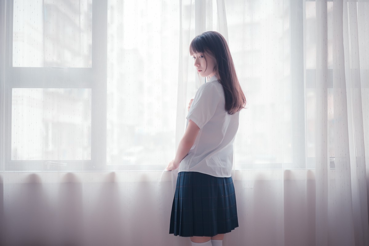 风之领域写真NO004邻家白丝清新女孩-COSPLAY