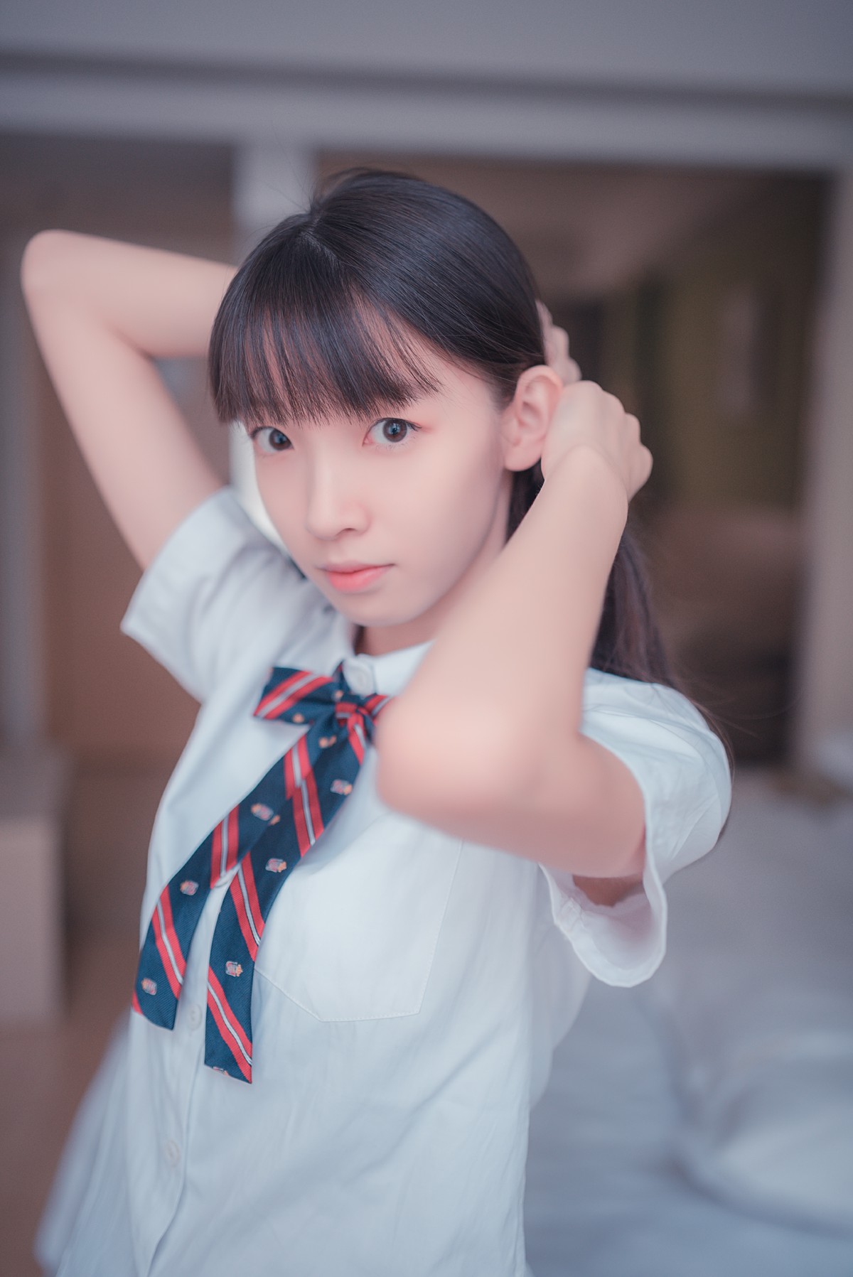 风之领域写真NO004邻家白丝清新女孩-COSPLAY