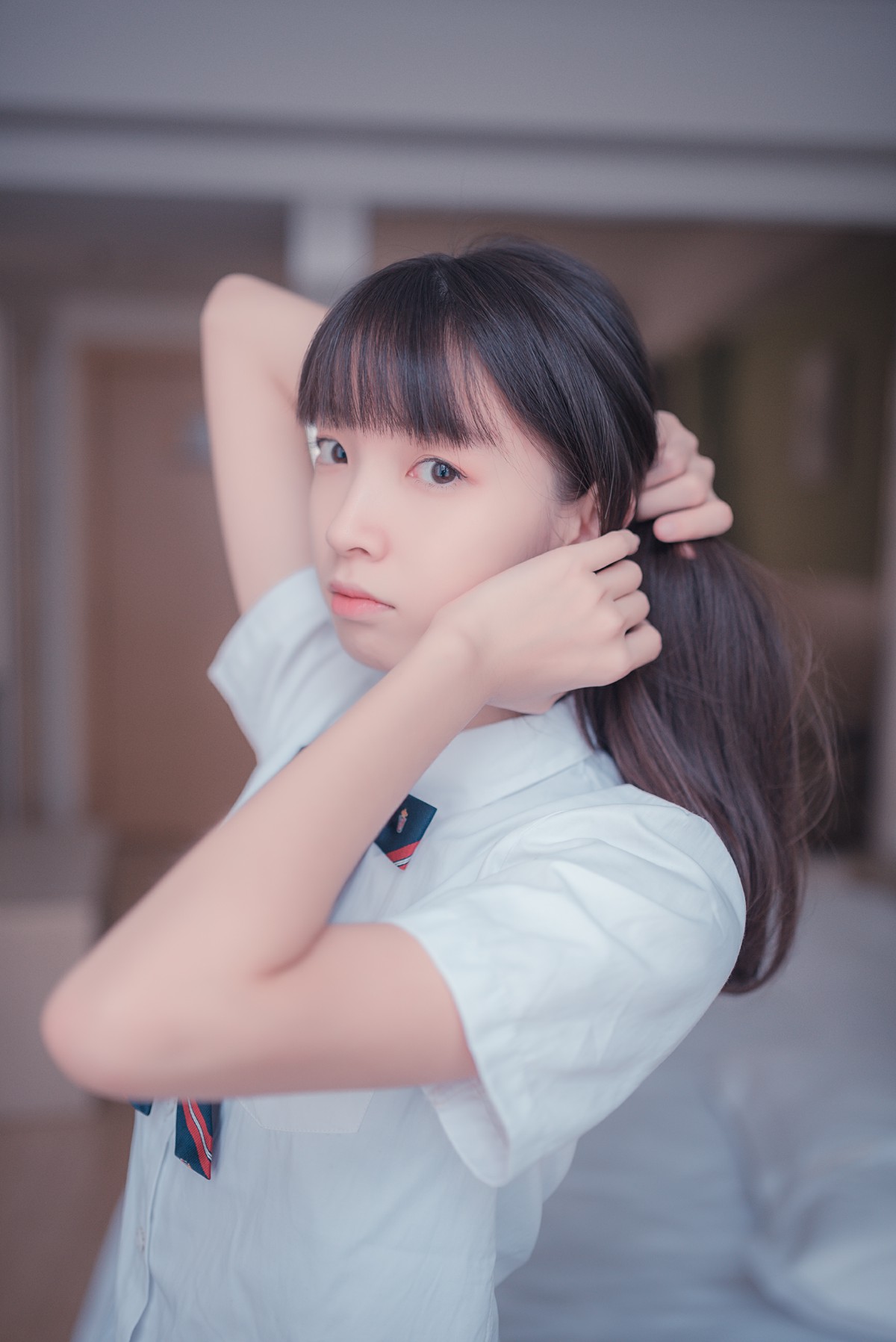 风之领域写真NO004邻家白丝清新女孩-COSPLAY