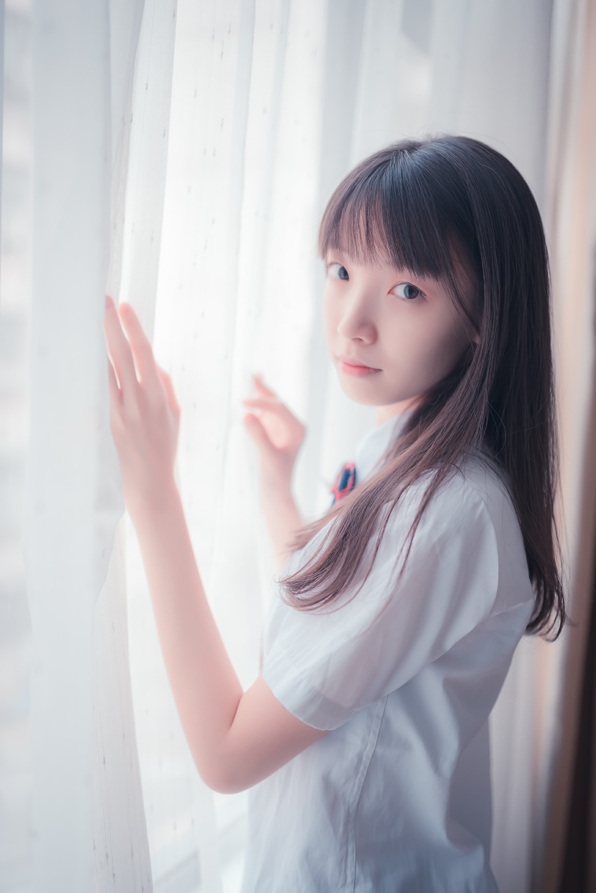 风之领域写真NO004邻家白丝清新女孩-COSPLAY