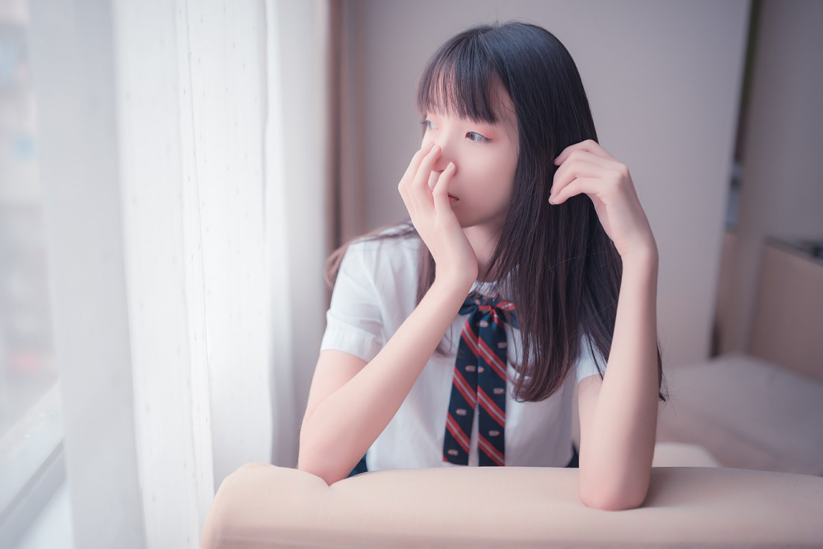 风之领域写真NO004邻家白丝清新女孩-COSPLAY