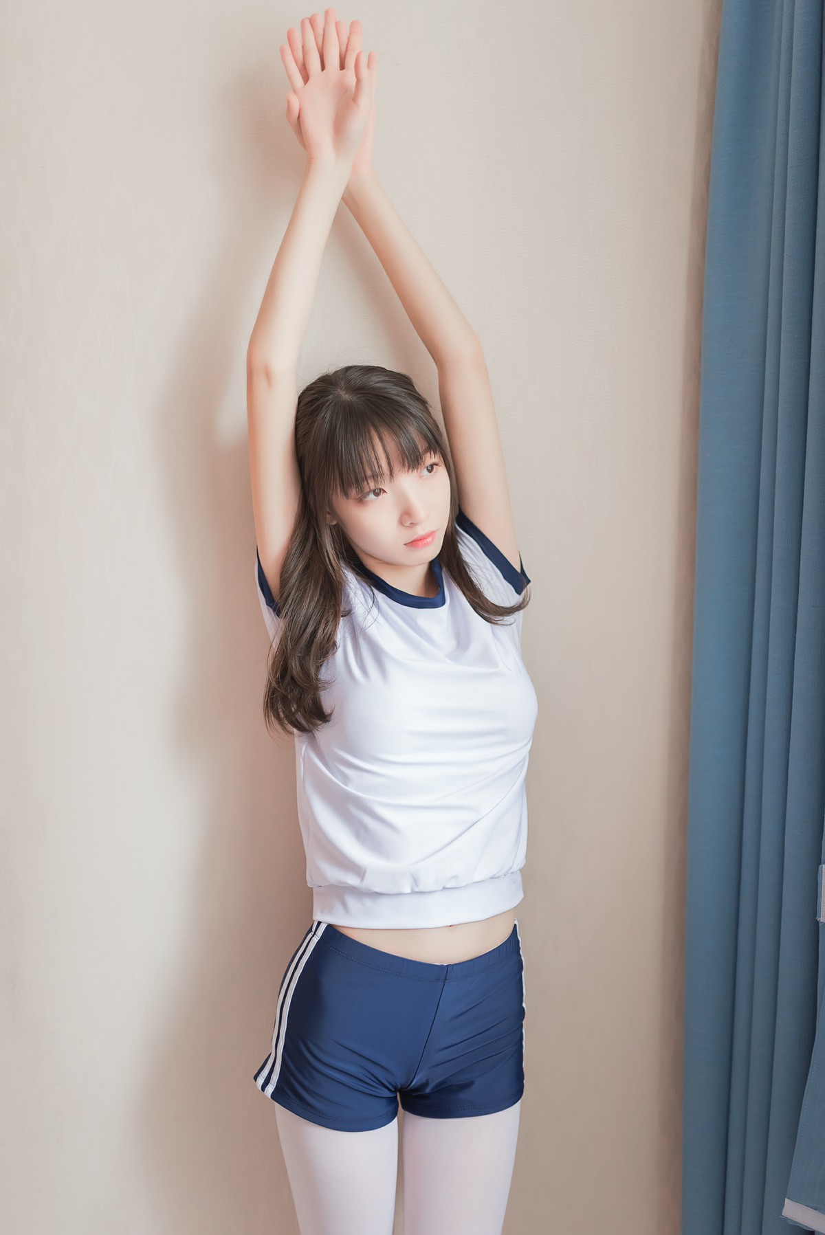 风之领域写真NO006运动白丝少女-COSPLAY