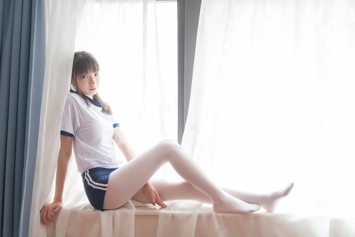 风之领域写真NO006运动白丝少女-COSPLAY