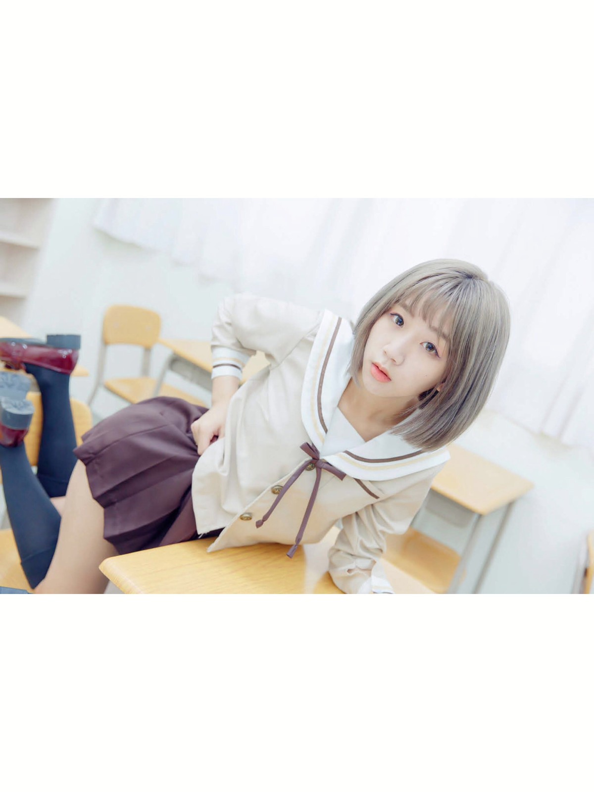 [JUICY]多汁女孩阮靖貽水手服挑逗可爱单纯学生-COSPLAY