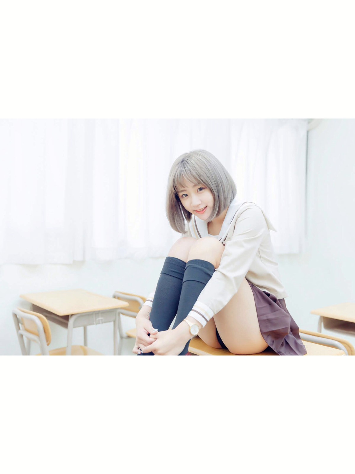 [JUICY]多汁女孩阮靖貽水手服挑逗可爱单纯学生-COSPLAY