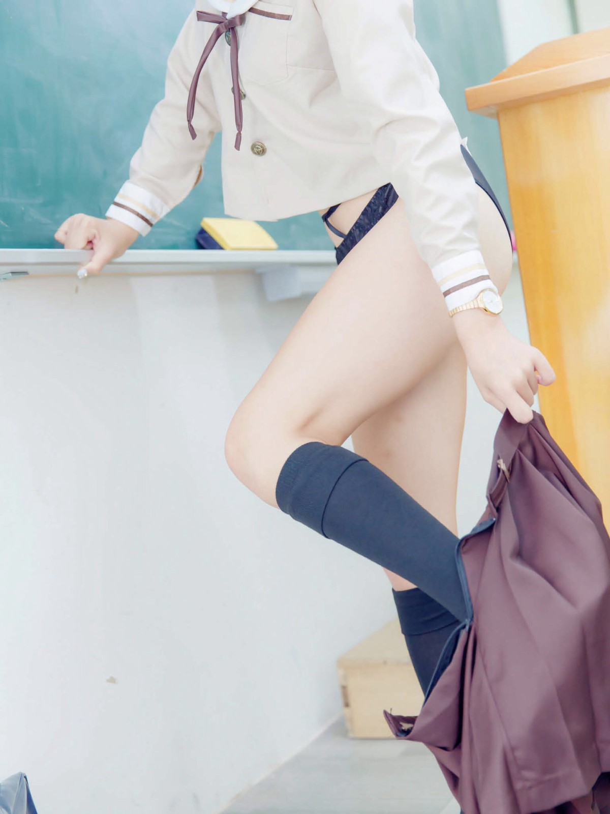 [JUICY]多汁女孩阮靖貽水手服挑逗可爱单纯学生-COSPLAY