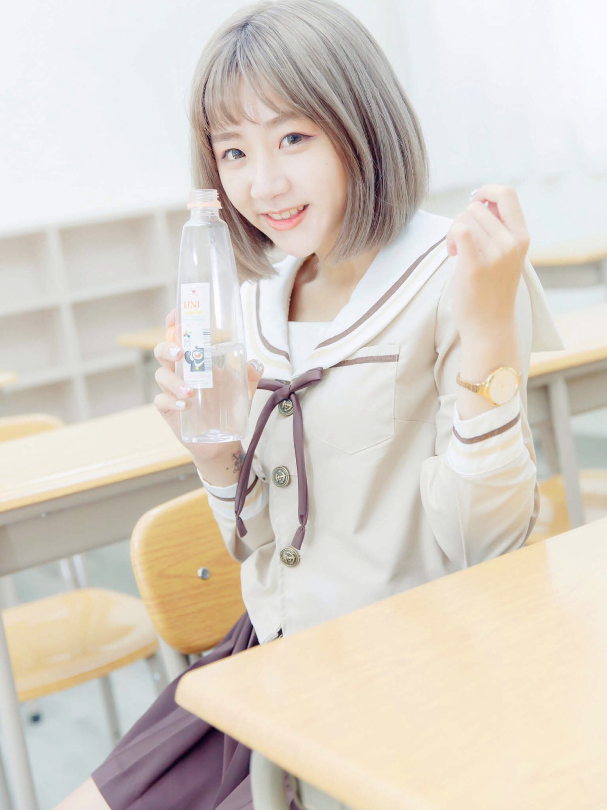 [JUICY]多汁女孩阮靖貽水手服挑逗可爱单纯学生-COSPLAY