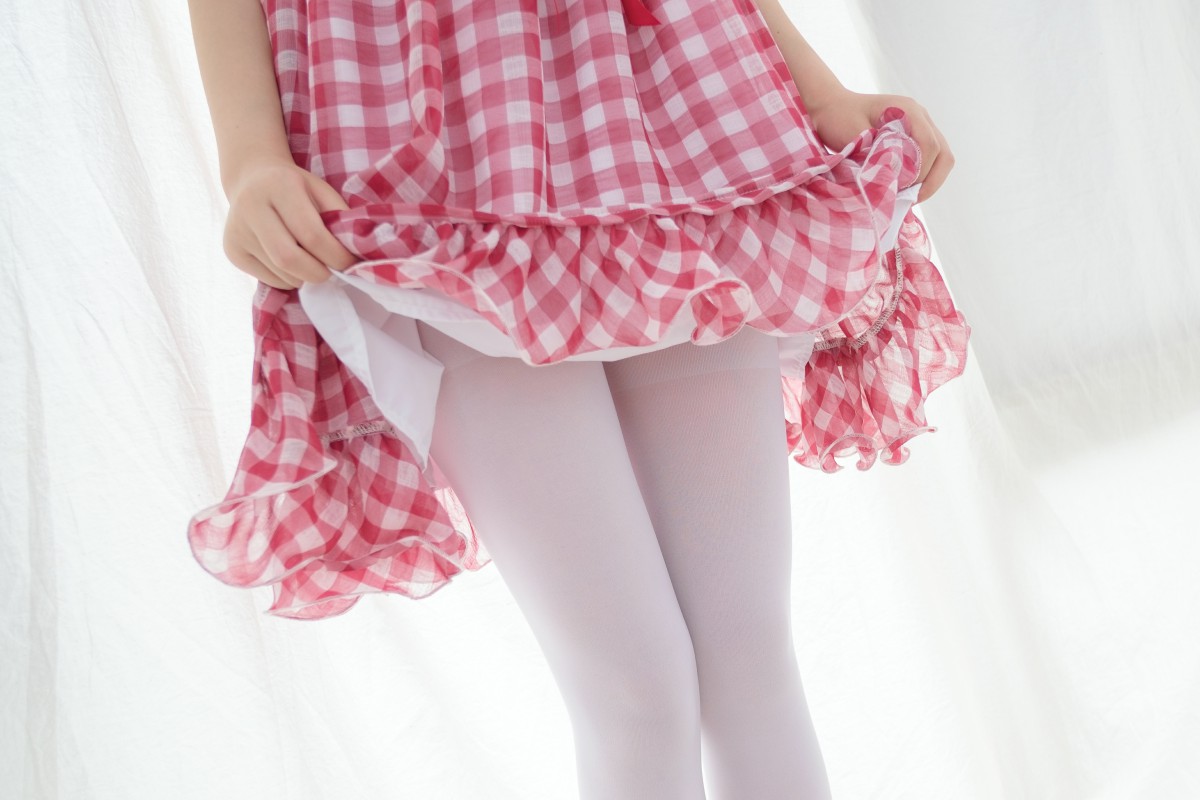 [森萝财团]R15-011红色格子裙白丝MM-COSPLAY
