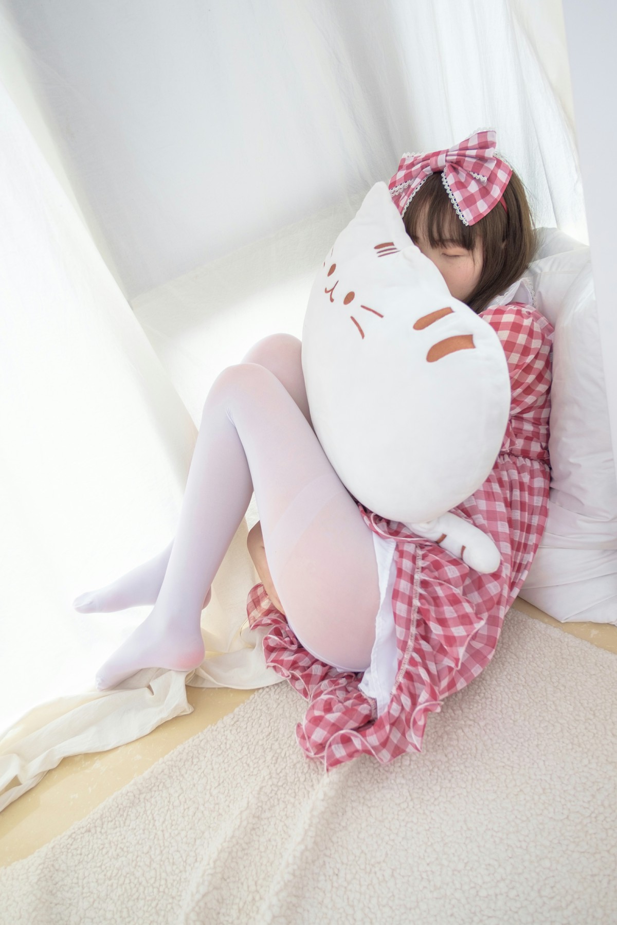 [森萝财团]R15-011红色格子裙白丝MM-COSPLAY