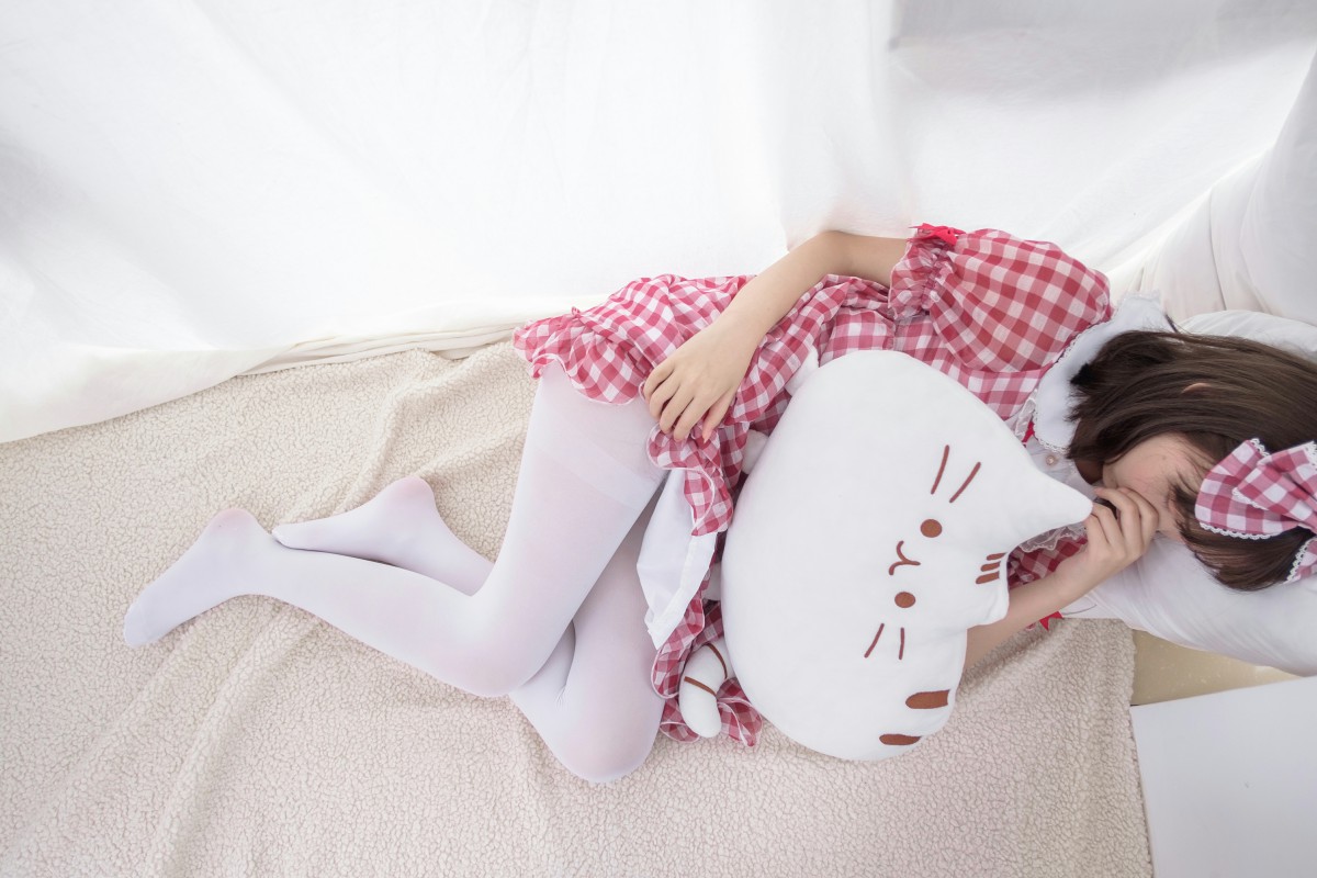 [森萝财团]R15-011红色格子裙白丝MM-COSPLAY