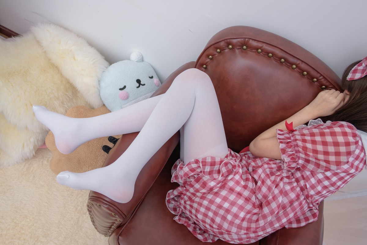 [森萝财团]R15-011红色格子裙白丝MM-COSPLAY