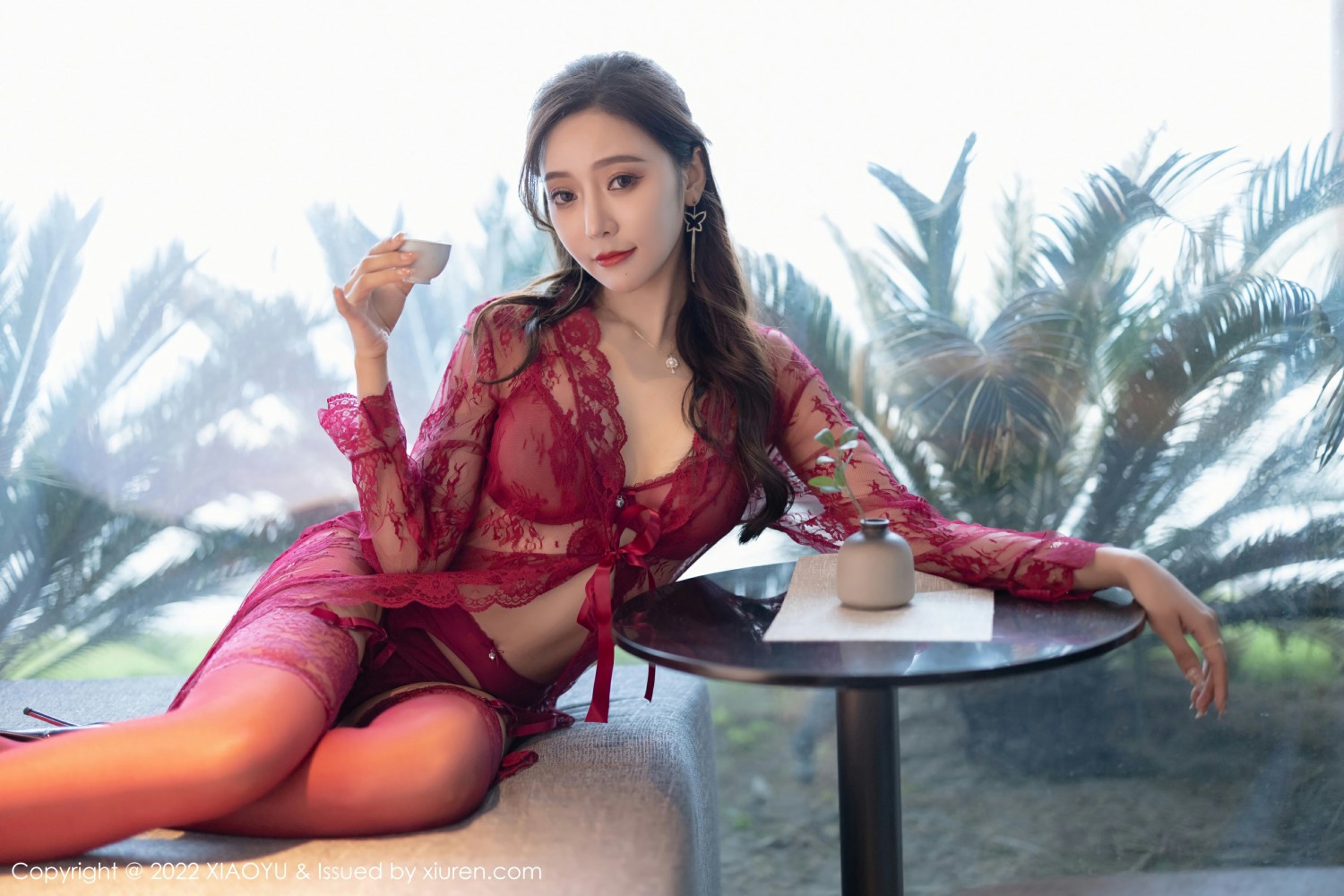 [XIAOYU语画界]VOL699王馨瑶yanni红色蕾丝-[秀人套图]