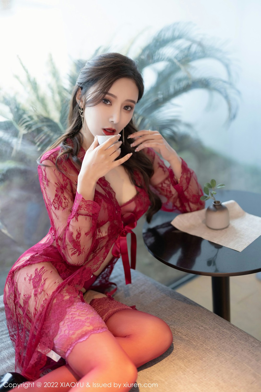 [XIAOYU语画界]VOL699王馨瑶yanni红色蕾丝-[秀人套图]