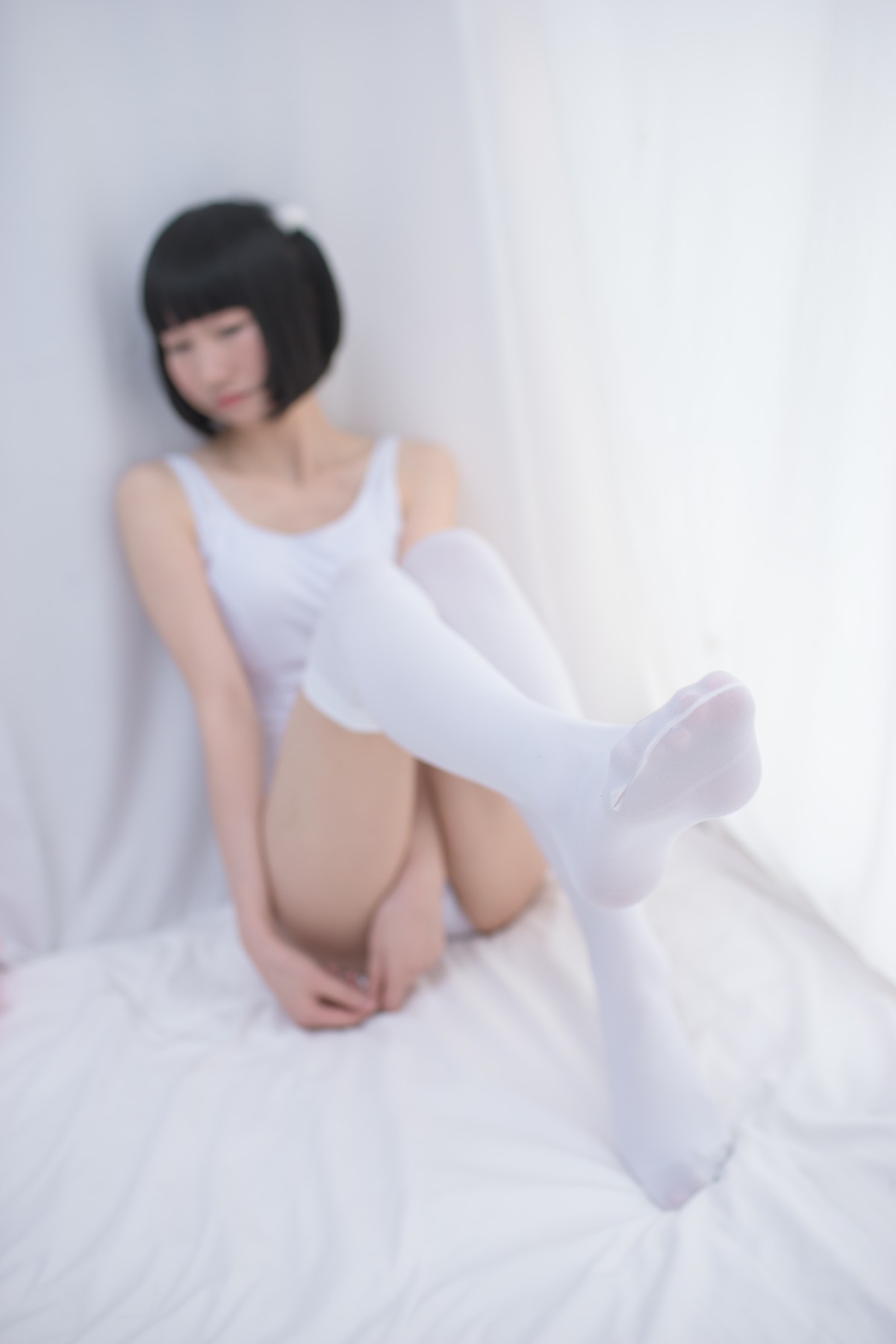 [轻兰映画写真]SPL001白色纯情丝袜秀-COSPLAY