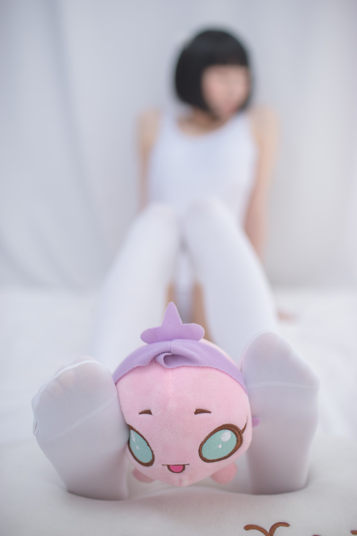 [轻兰映画写真]SPL001白色纯情丝袜秀-COSPLAY