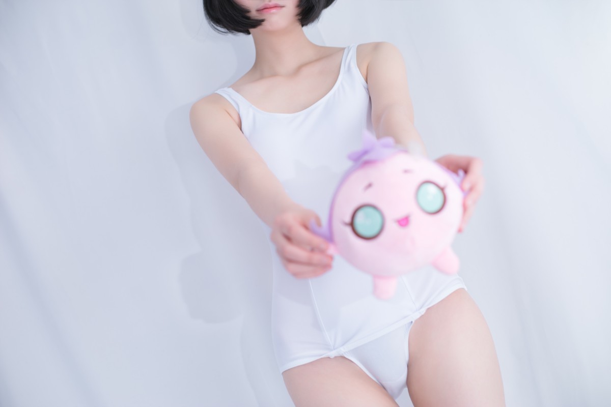 [轻兰映画写真]SPL001白色纯情丝袜秀-COSPLAY