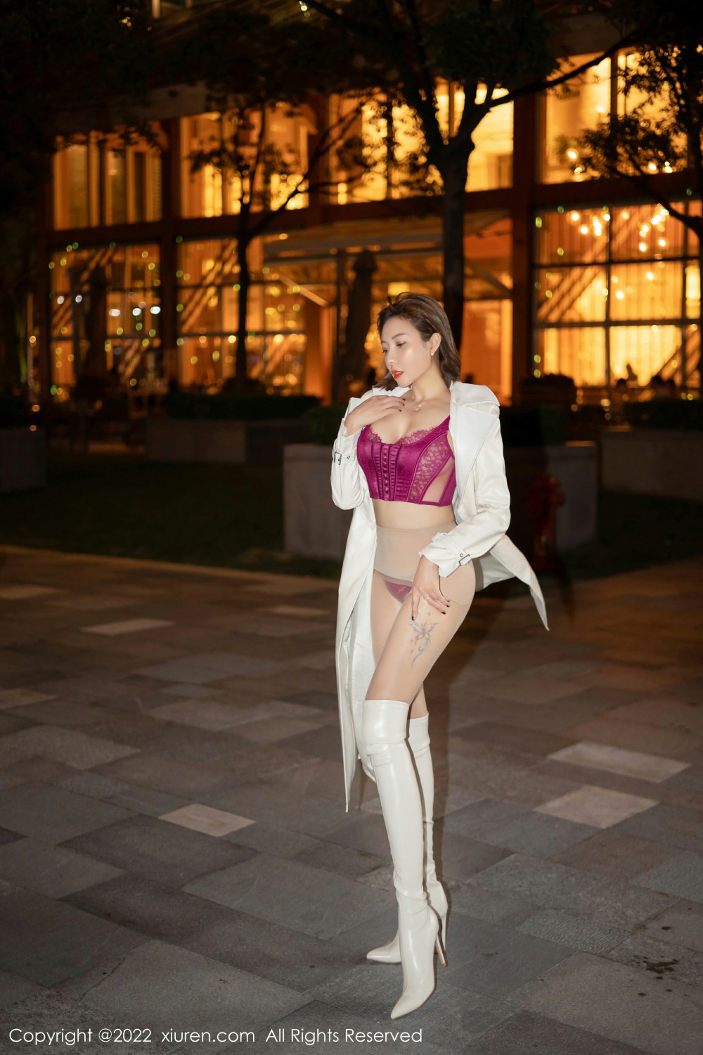 [XiuRen秀人网]No4495果儿Victoria红色蕾丝-[秀人套图]