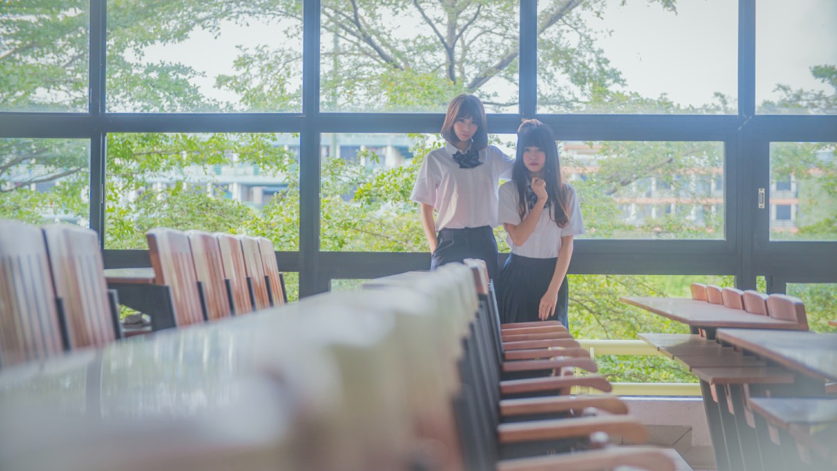 疯猫ss–JK百合-COSPLAY