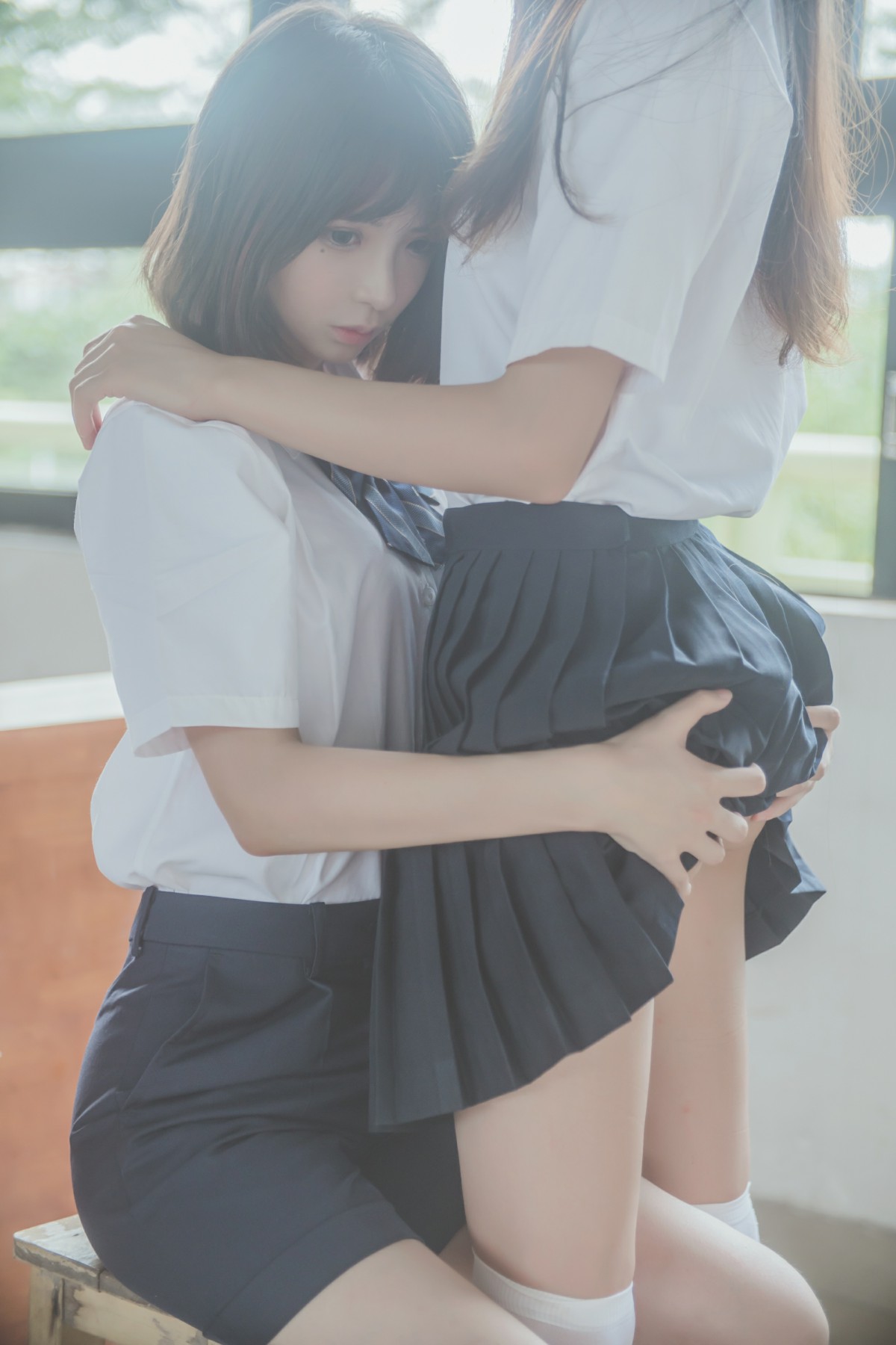 疯猫ss–JK百合-COSPLAY