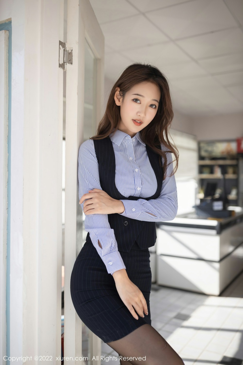 [XiuRen秀人网]No4532唐安琪超市收银员-[秀人套图]