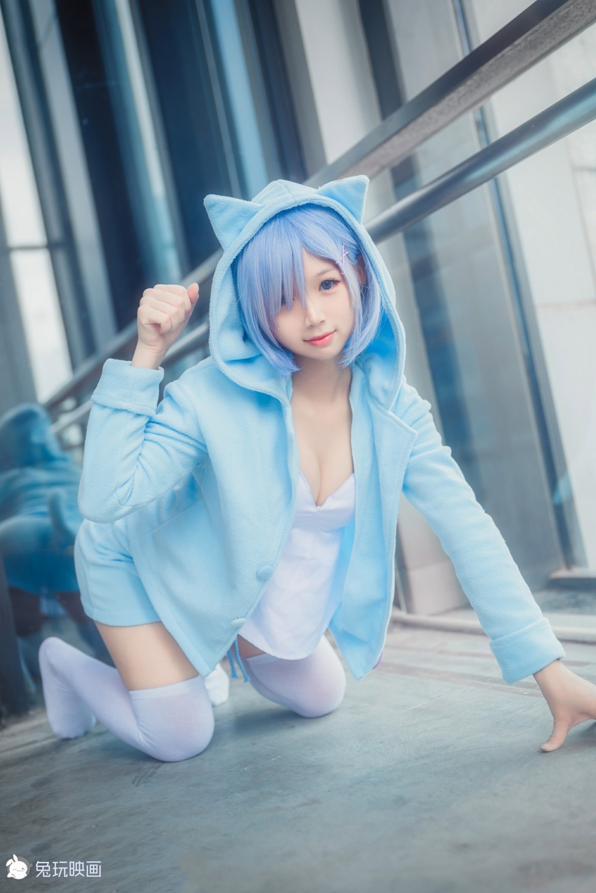 [Cosplay]兔玩映画–丢你一只雷姆-COSPLAY