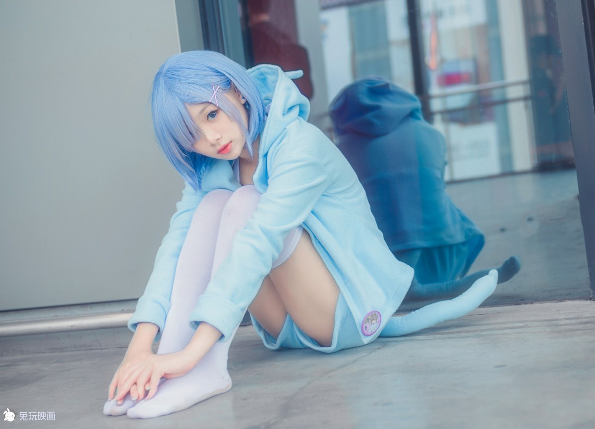 [Cosplay]兔玩映画–丢你一只雷姆-COSPLAY