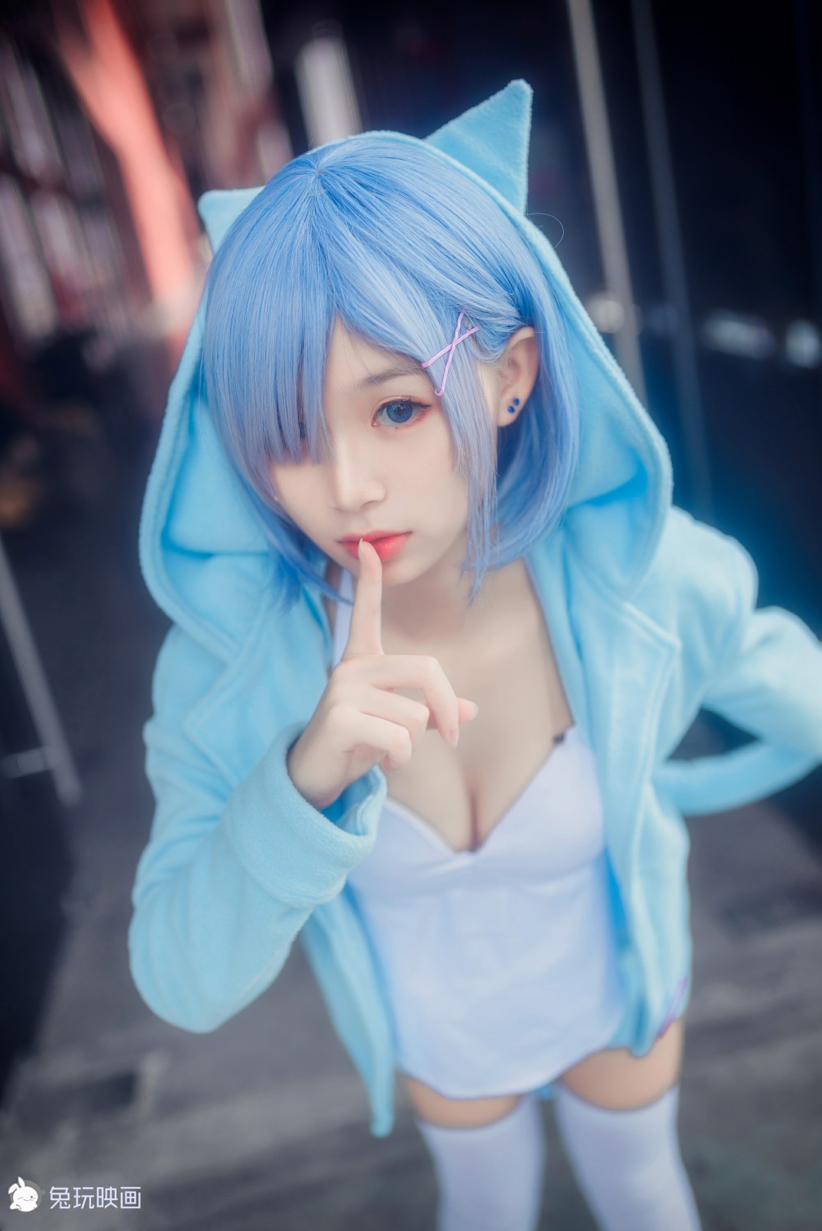 [Cosplay]兔玩映画–丢你一只雷姆-COSPLAY