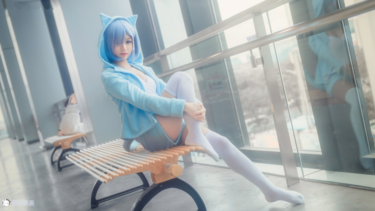 [Cosplay]兔玩映画–丢你一只雷姆-COSPLAY