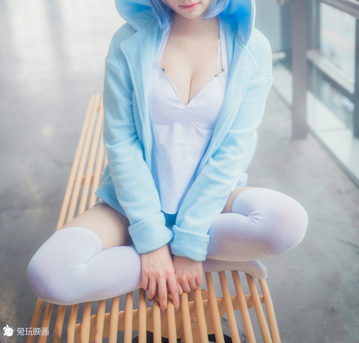 [Cosplay]兔玩映画–丢你一只雷姆-COSPLAY