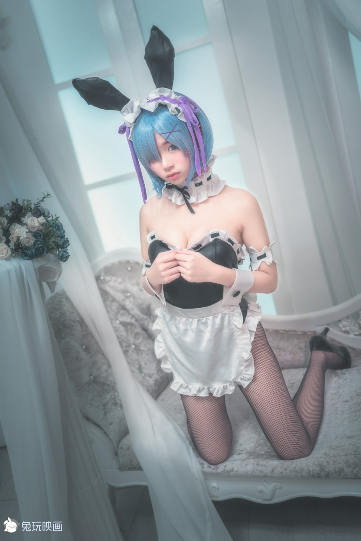 [Cosplay]兔玩映画–丢你一只雷姆-COSPLAY