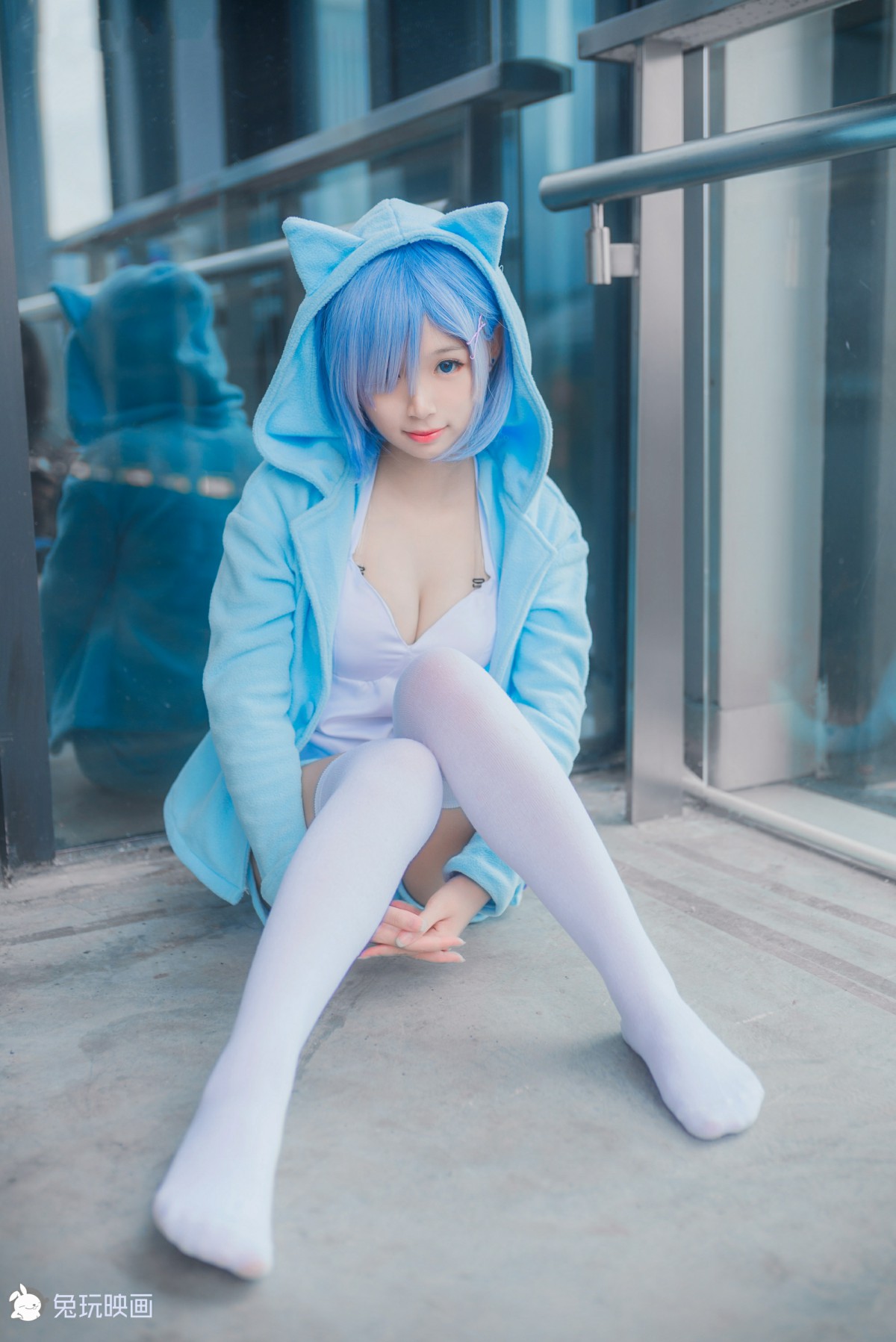 [Cosplay]兔玩映画–丢你一只雷姆-COSPLAY