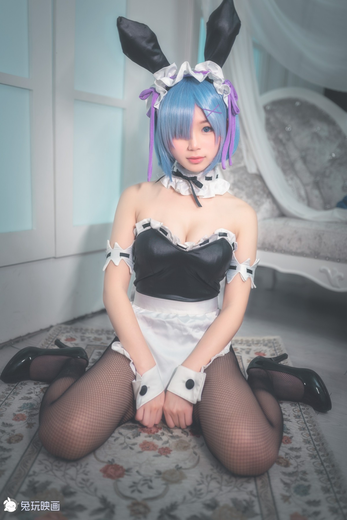 [Cosplay]兔玩映画–丢你一只雷姆-COSPLAY