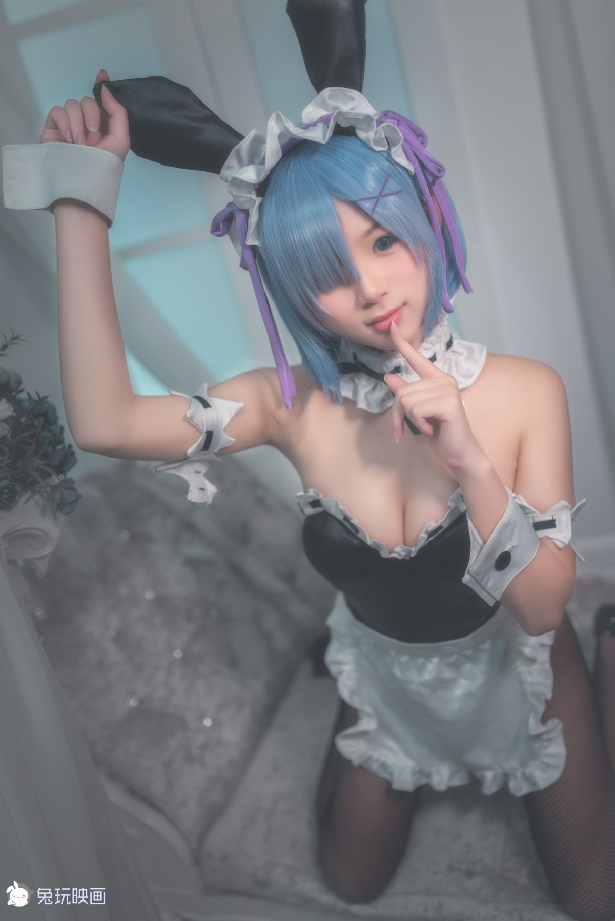 [Cosplay]兔玩映画–丢你一只雷姆-COSPLAY