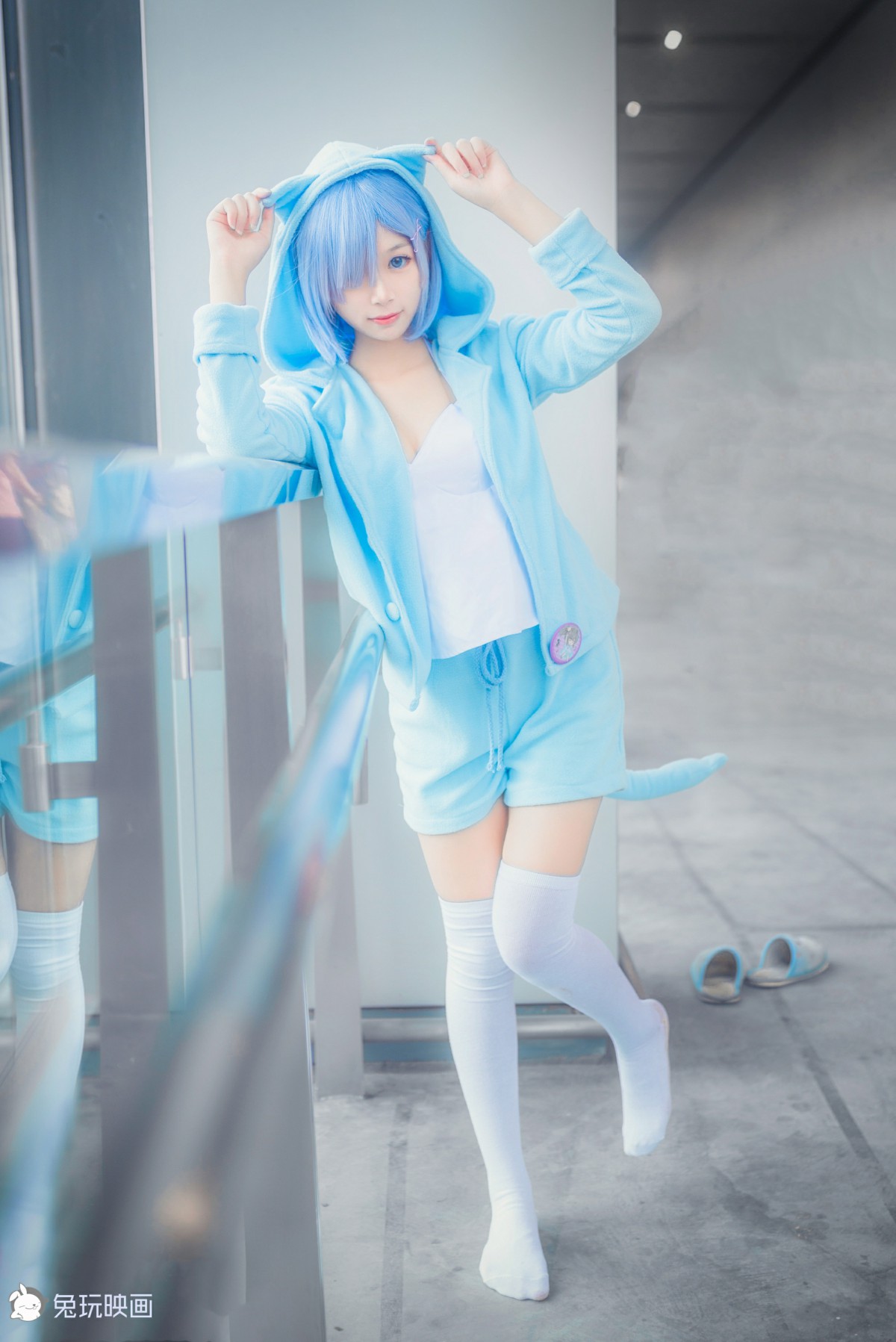 [Cosplay]兔玩映画–丢你一只雷姆-COSPLAY